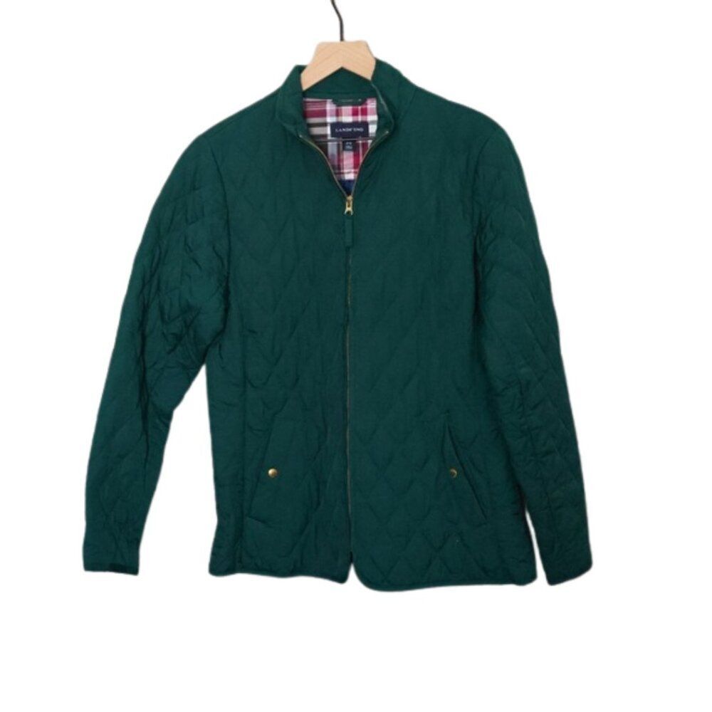 Lands' End Quilted Barn Jacket Medium